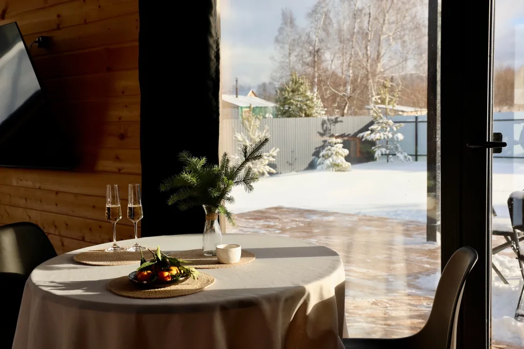 Уютный домик с чаном