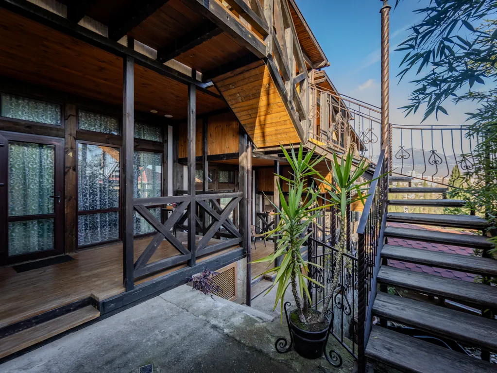 Двухместный номер с одной кроватью, террасой