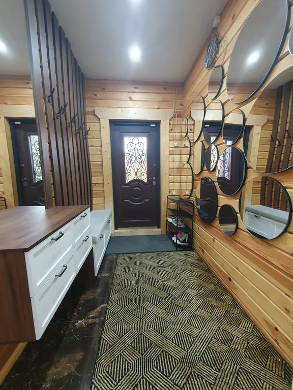 Уютный загородный дом из бруса с баней и чаном на дровах