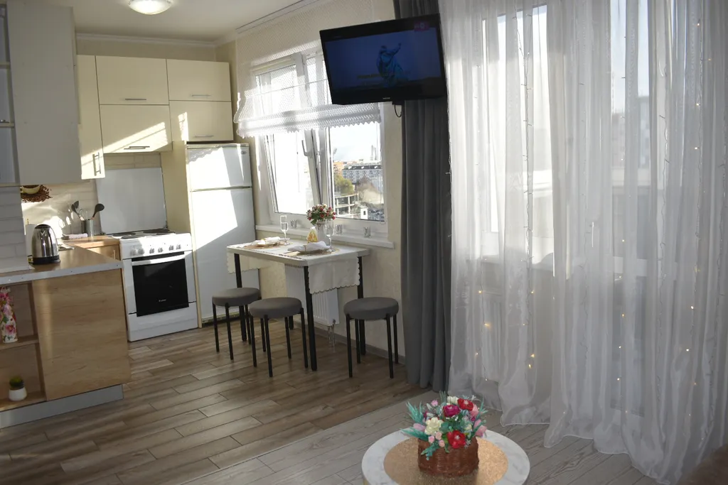 Уютная квартира-студия в центре в новостройке