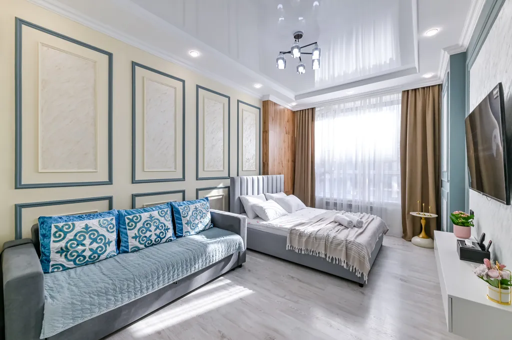 Уютная квартира вблизи ТРЦ Хан-шатыр и многое другое