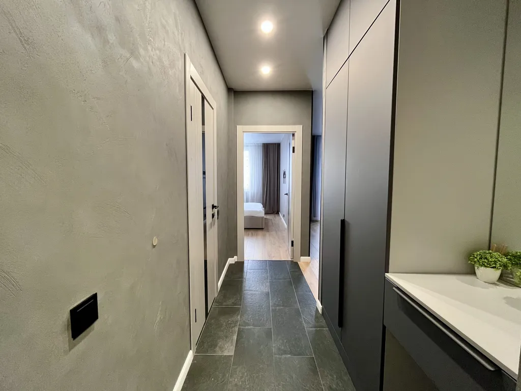 Современная квартира в тихом районе, спокойный отдых