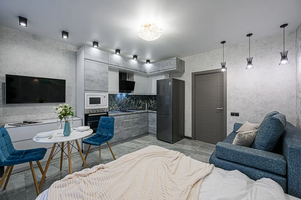 Квартира Квартира "Степаненков" Просторная студия для 4 гостей — Новосибирск