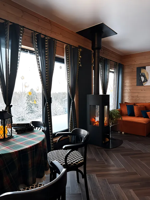 Коттедж Панорамный домик на склоне у Игоры — Орехово