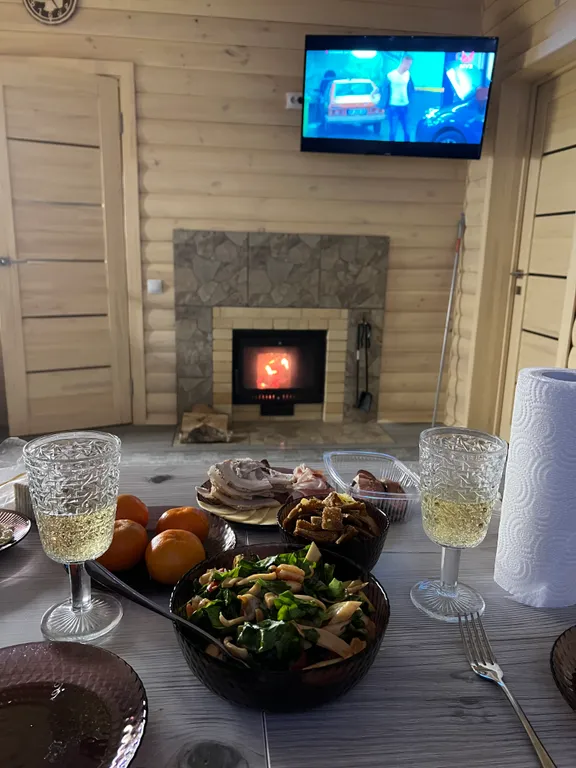 Уютный загородный дом-баня у озера