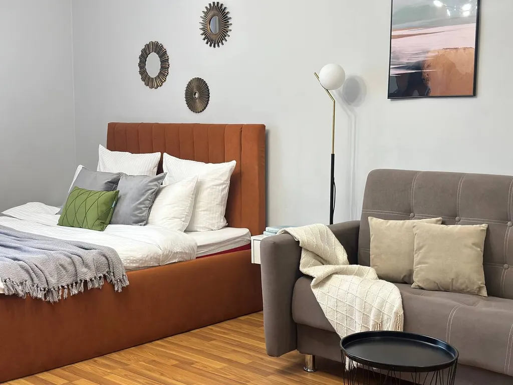 Дизайнерская студия с прекрасным видом на центр города