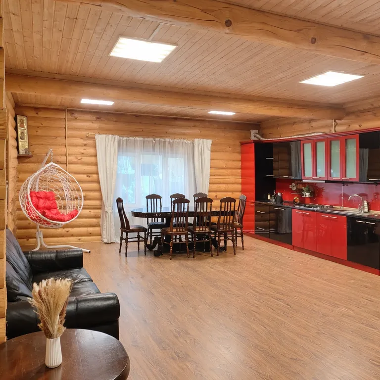 Коттедж с баней и бассейном - купелью на 8 человека Леноблости