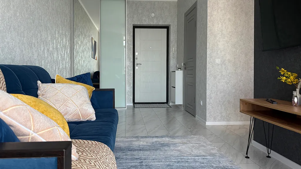 Квартира Квартира Уютная светлая студия с панорамным видом — Светлогорск