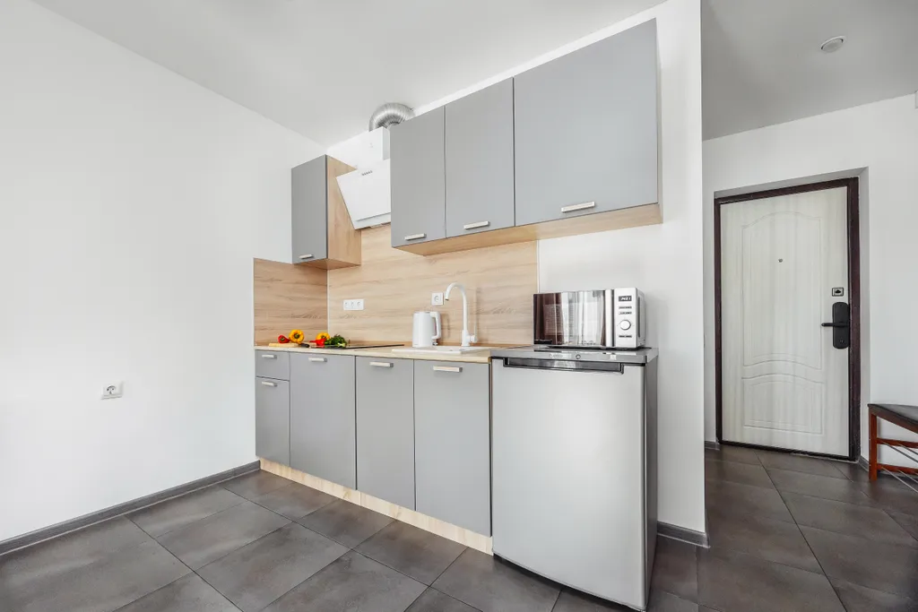 Квартира Квартира Уютная студия с балконом на четверых с кухней — Сириус