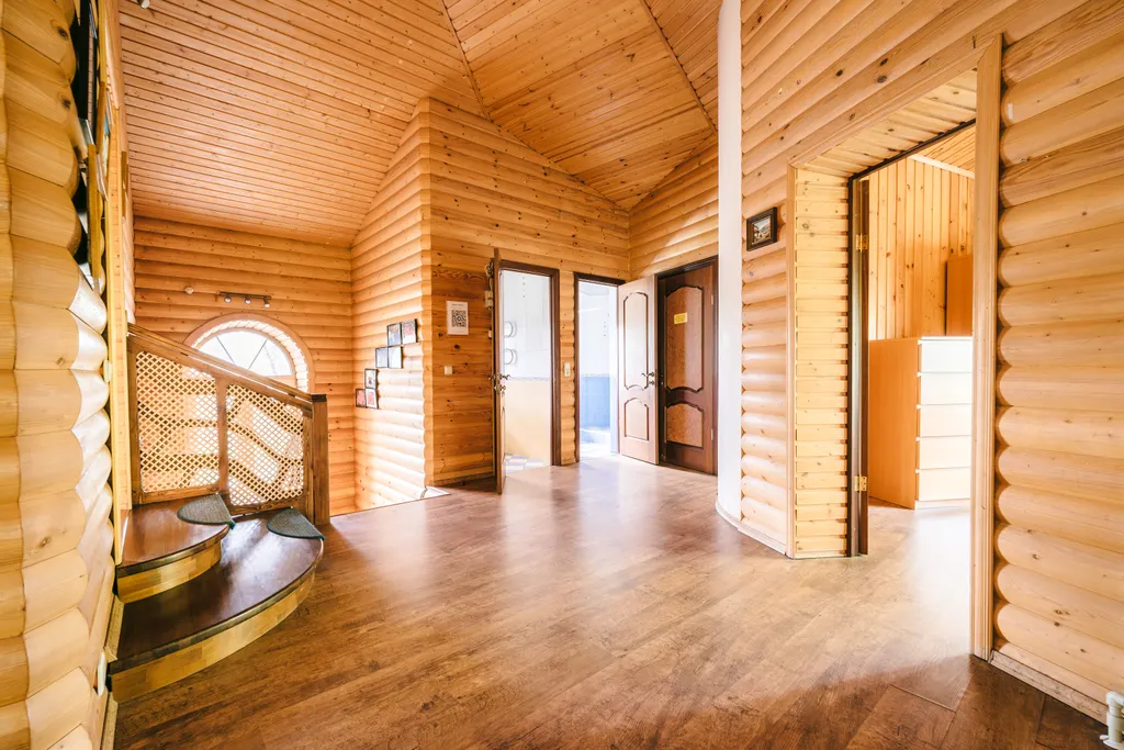 Дом в лесу в русском стиле