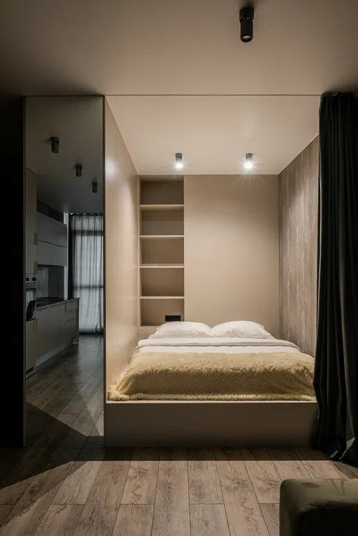 Квартира Шикарная студия с видом на парк Челюскинцев — Минск