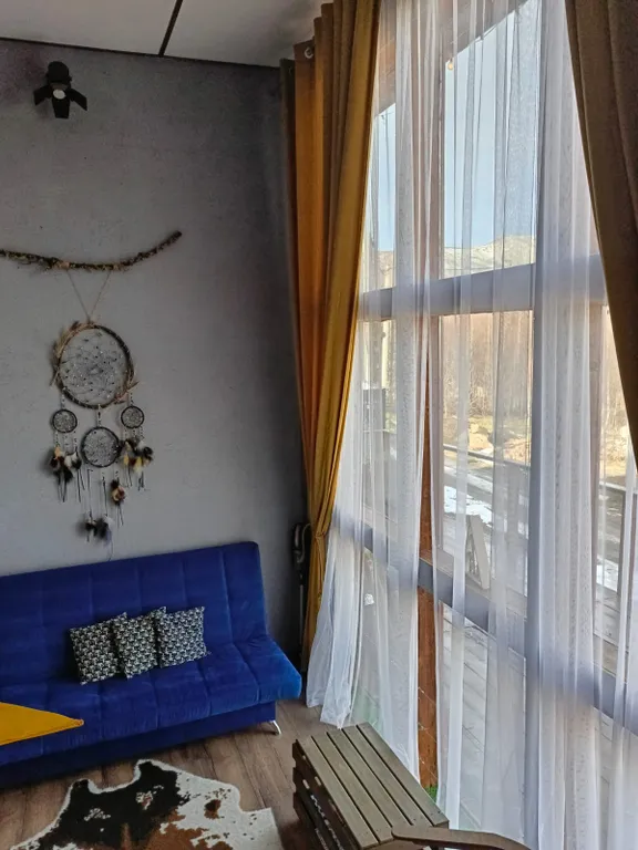 Коттедж Дом студия в панорамными окнами в Rabbit hole — Шерегеш