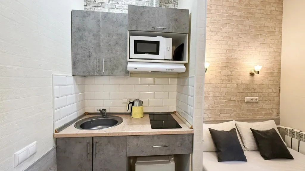 Квартира Квартира Уютная студия у метро Варшавская и Каширская — Москва