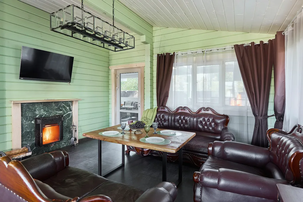 Коттедж Коттедж с большой баней и кальянной зоной — Сертолово