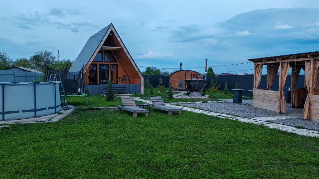 Дом 40m2 — чан, кухня, Wi-Fi