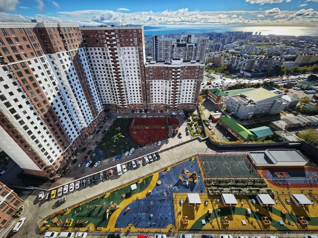 Просторные апартаменты с видом на море