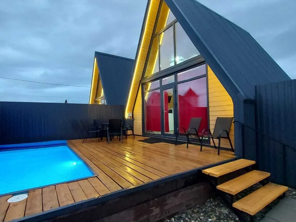 Коттедж А-фрейм домик-2 в предгорье Адыгеи — аренда посуточно в Тульский