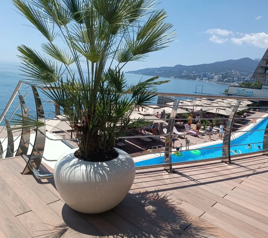 Семейная студия "Мокко" с видом на море