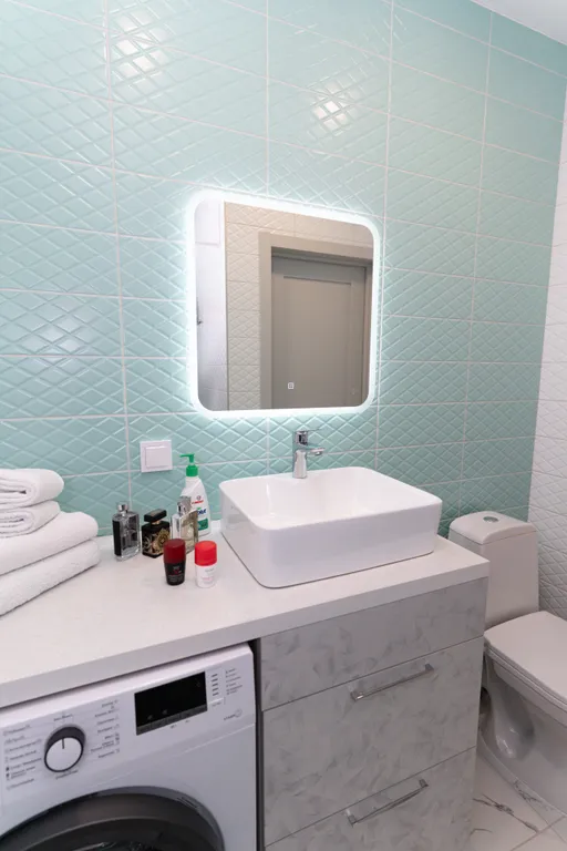 Квартира Квартира ЖК Альпийский квартал, рядом ЖД,  14 этаж с диваном, вид на горы — Сочи