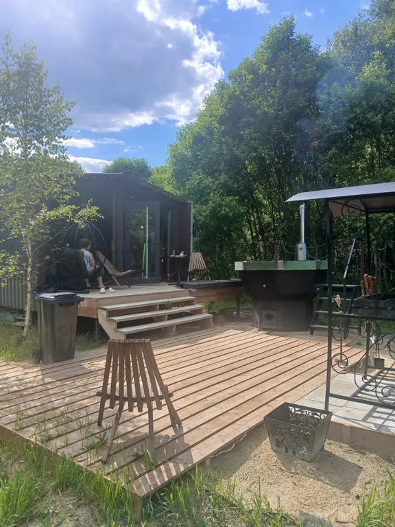 Дом 30m2 — чан, кухня, отдельная территория