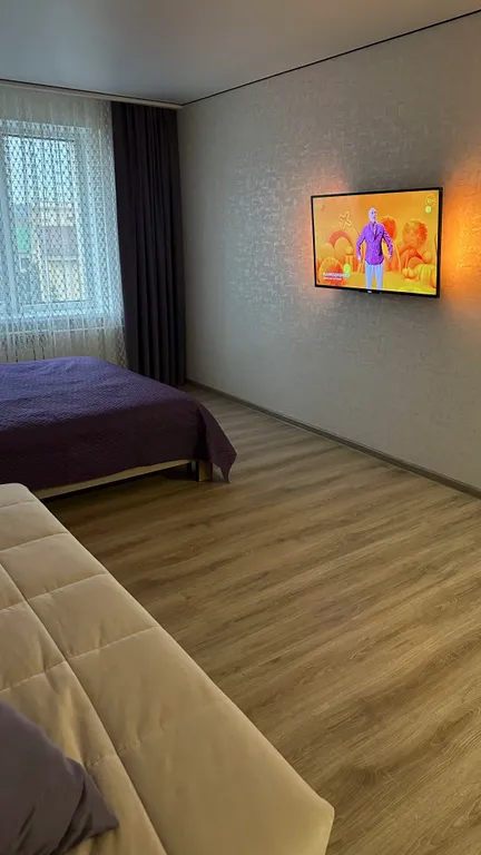 Квартира в свежем ремонте с прекрасным видом из окна