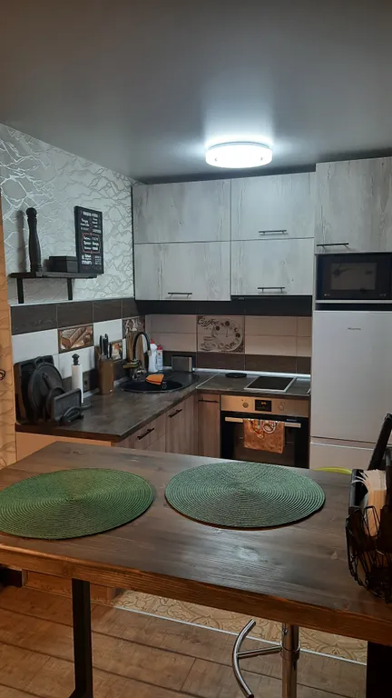 Уютная студия в стиле лофт в центре посёлка