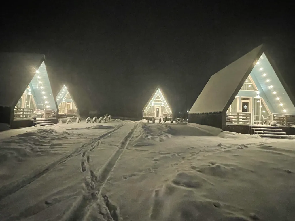 Коттедж Уютный дом аттик А-фрейм у Снетковского озера — Ларионово