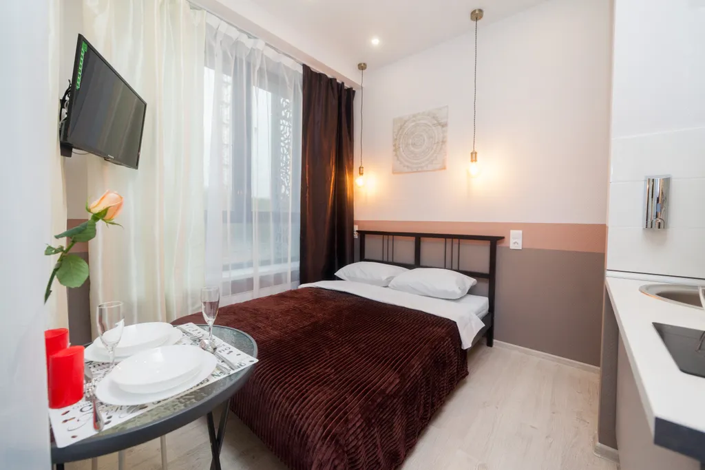 Квартира Квартира Уютная и комфортная студия — Москва