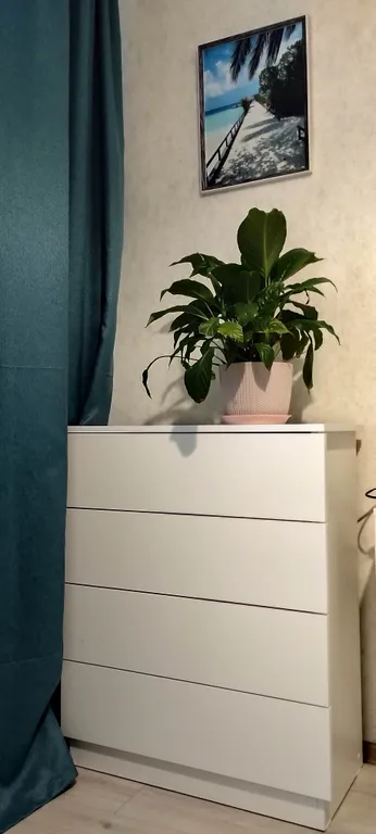 Комната-студия в общежитии в центре города.