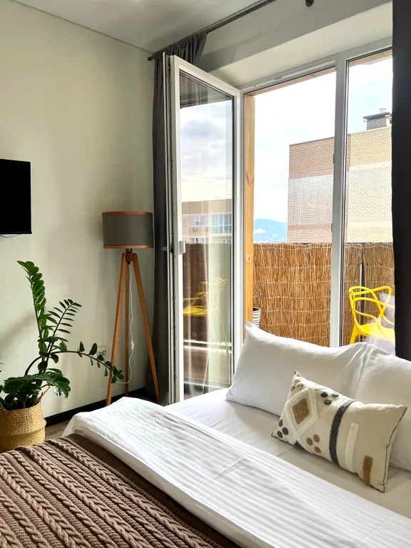 Квартира Квартира Уютная студия в тихом месте — Цемдолина