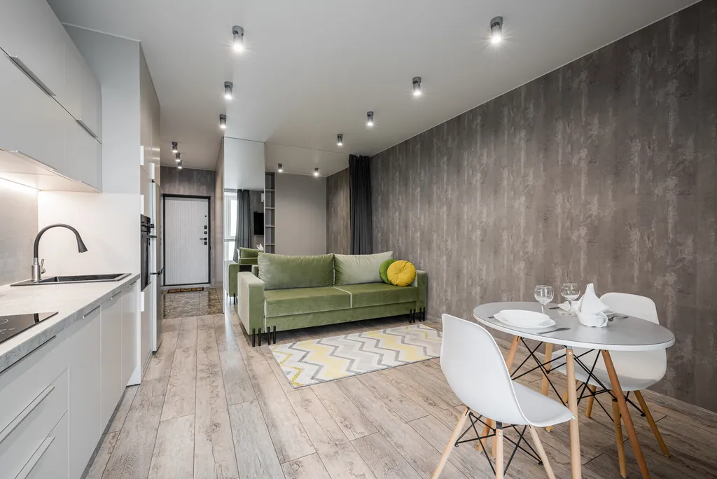 Квартира Шикарная студия с видом на парк Челюскинцев — Минск