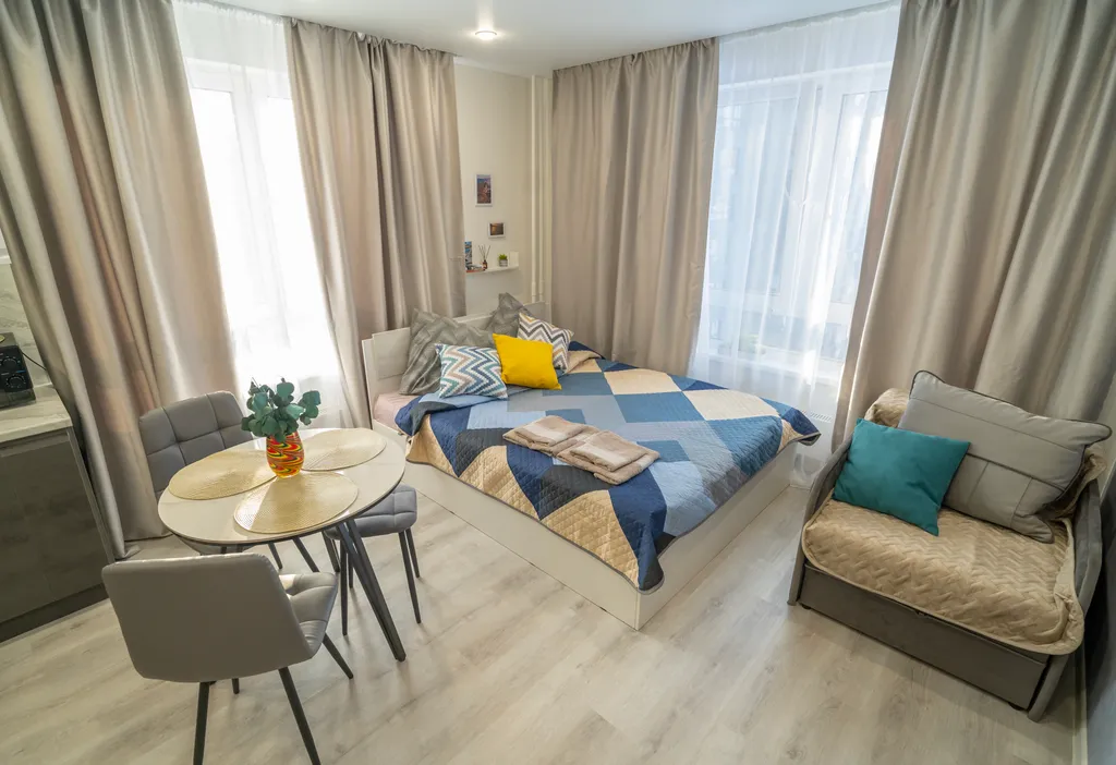 Уютная студия в новом микрорайоне Уюн-парк