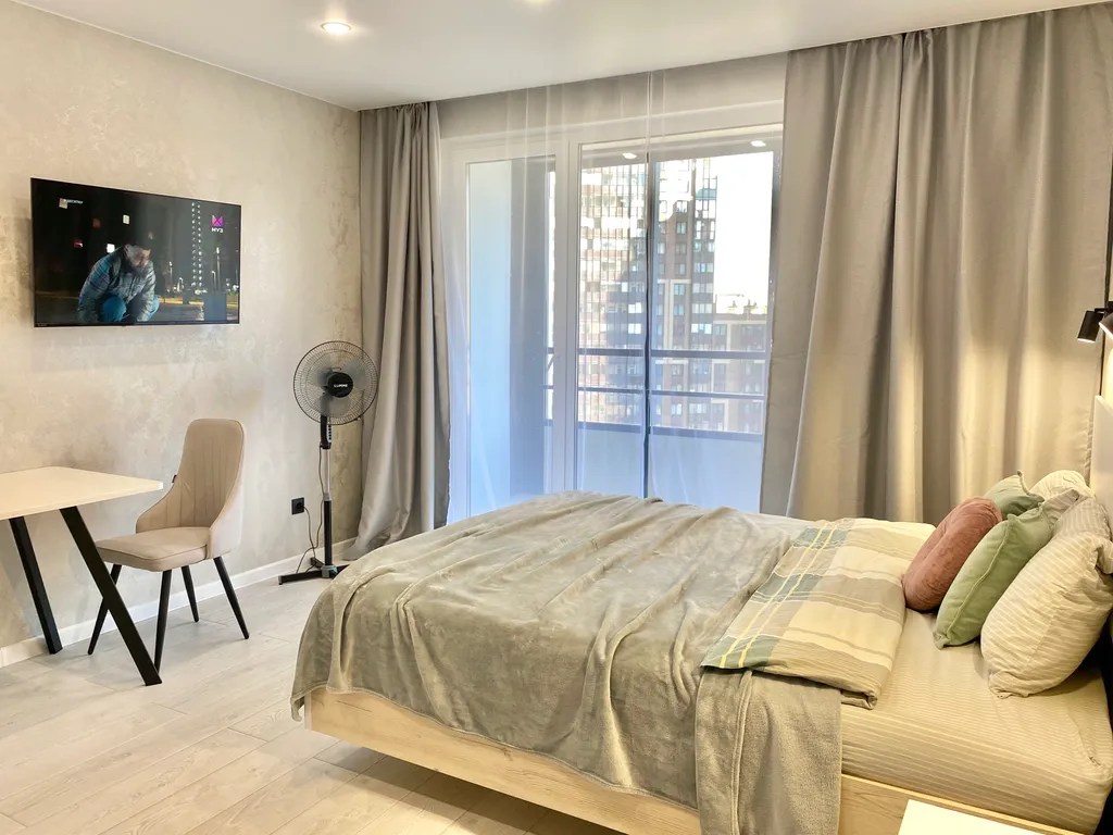 Квартира Квартира Уютная студия для вашего отдыха с парковочным местом — Шушары