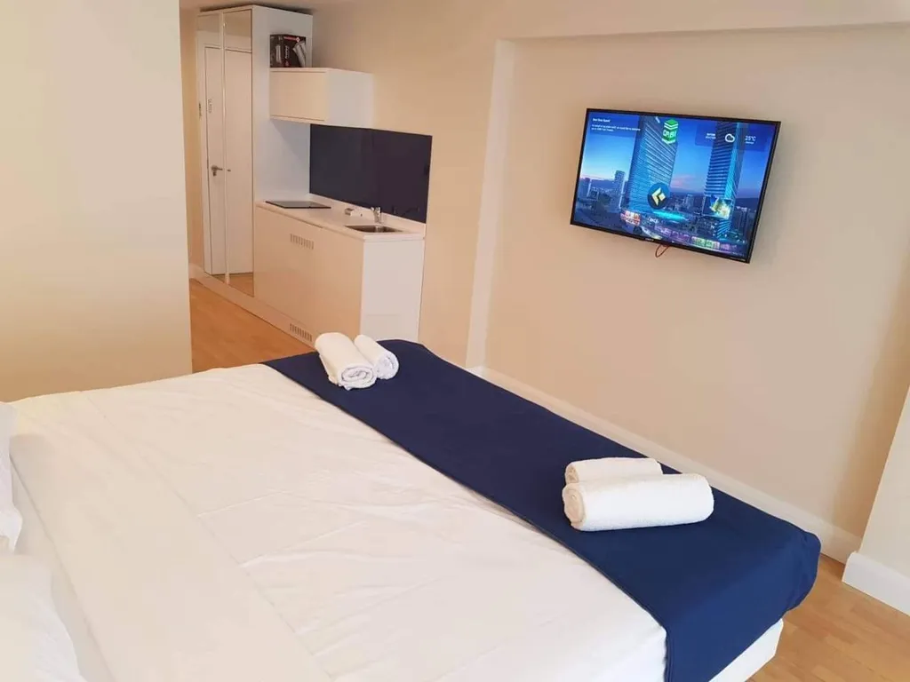 Апартаменты в Орби Сити в центре с видом на море и танцующие фонтаны