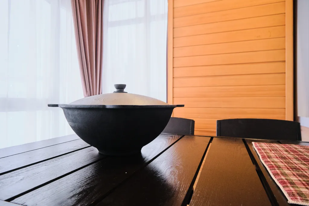 Дом с верандой, камином и сауной - вид на горы