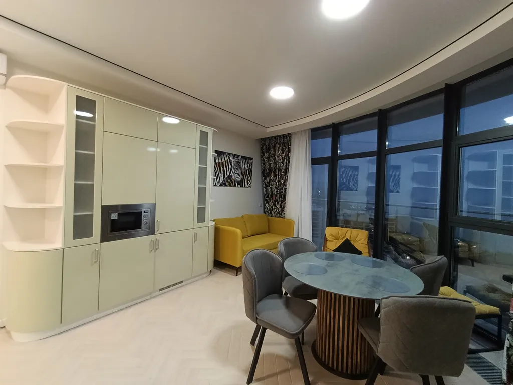 Апартаменты со спальней, лучший вид на море с 16 этажа