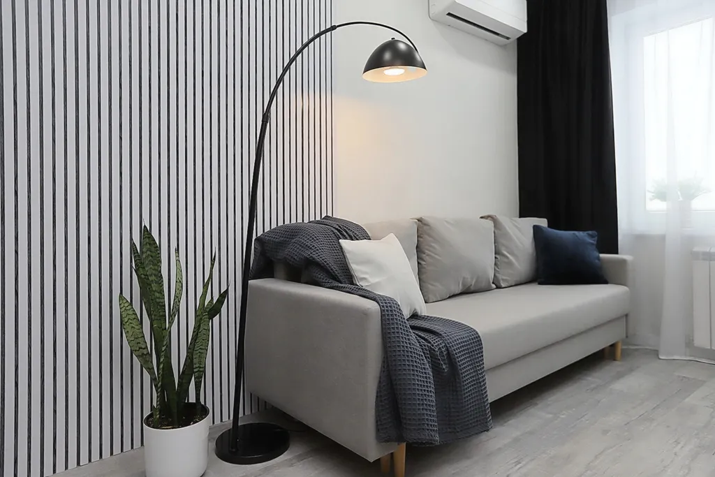 Квартира на 23-м этаже с парящей кроватью