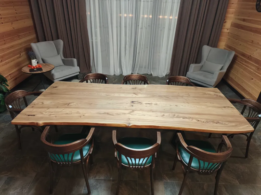 Новый дом с финской сауной, террасой и видом на гору Змейка