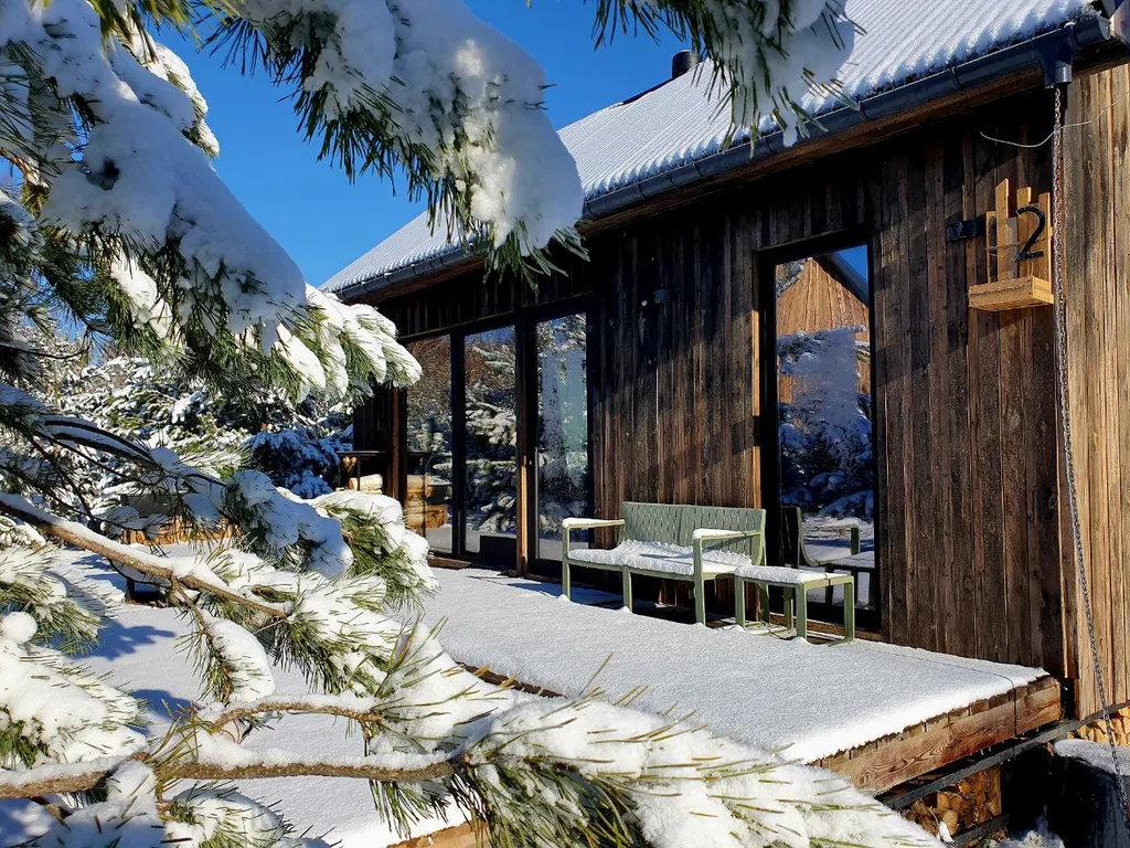 Коттедж Домик в лесу с террасой и панорамными окнами для 2-4 гостей — аренда посуточно в Ясногорск