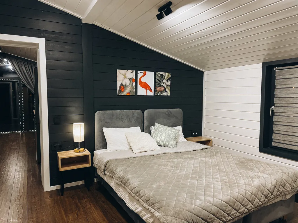 Дизайнерский дом с гриль-мангалом, сауной и большой террасой