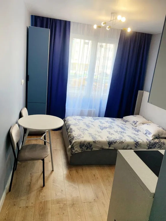 Студия в голубых тонах