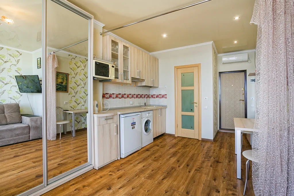 Квартира-студия в Мисхоре с видом на море