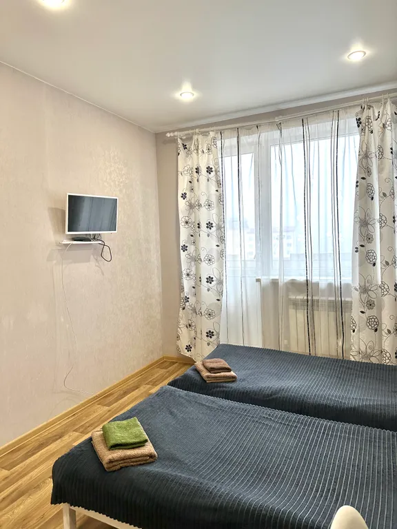 Студия с двумя раздельными спальными местами