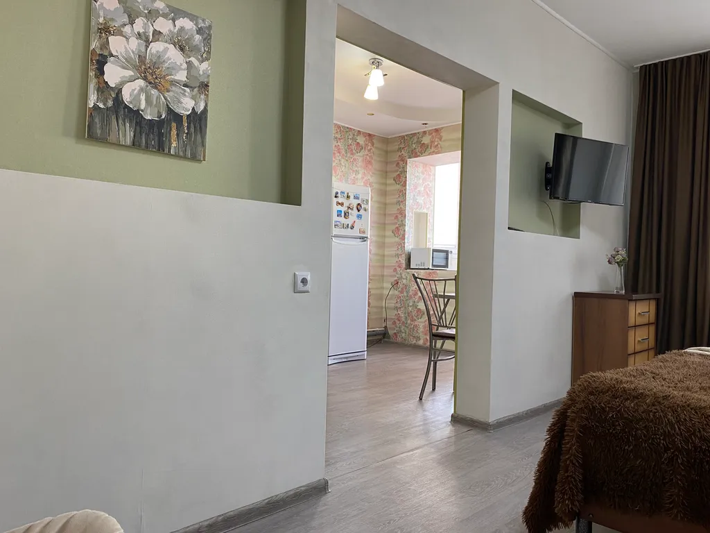 Квартира студия с красивым видом на город