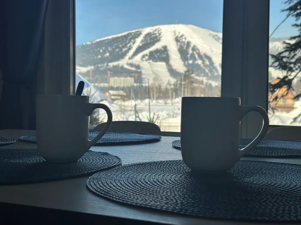 Дом с прекрасным видом на Зеленую гору