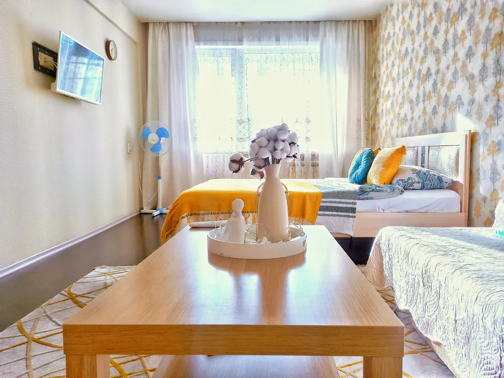 1-к квартира до 6 гостей около рынка Новый