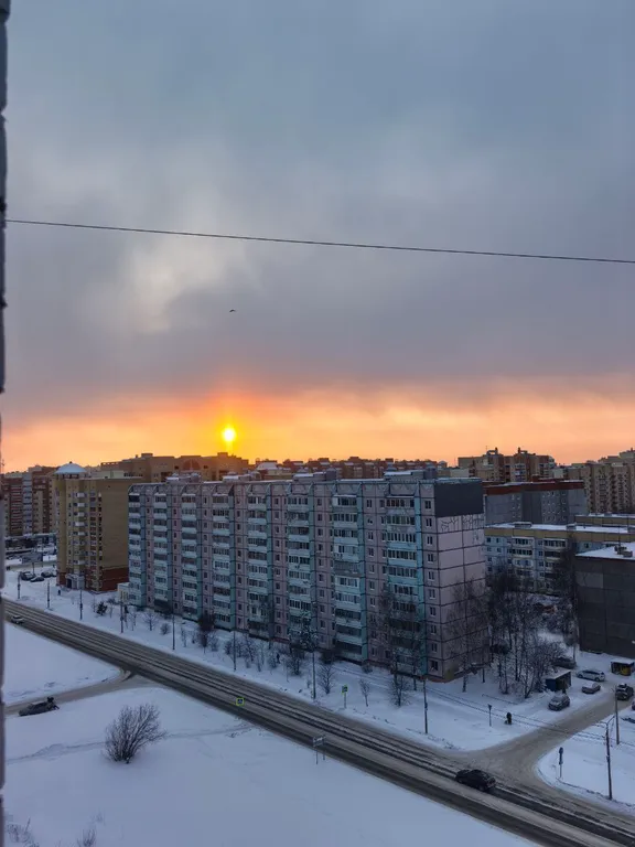 Гостеприимный двенадцатый: закат с высоты.