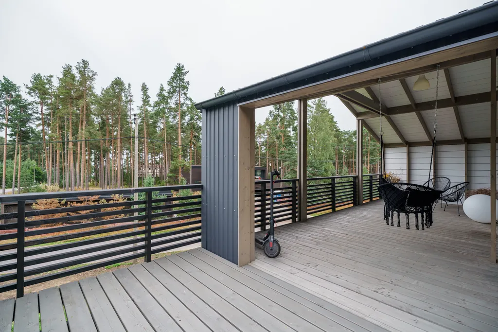 Дом для отдыха семьи у залива