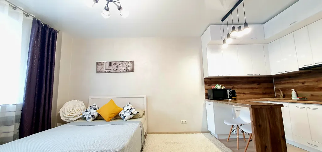 Квартира-студия недалеко от ЖД и ТРЦ Аура