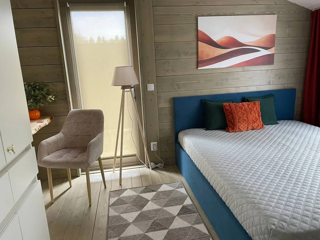 Дом с банным чаном в лесу